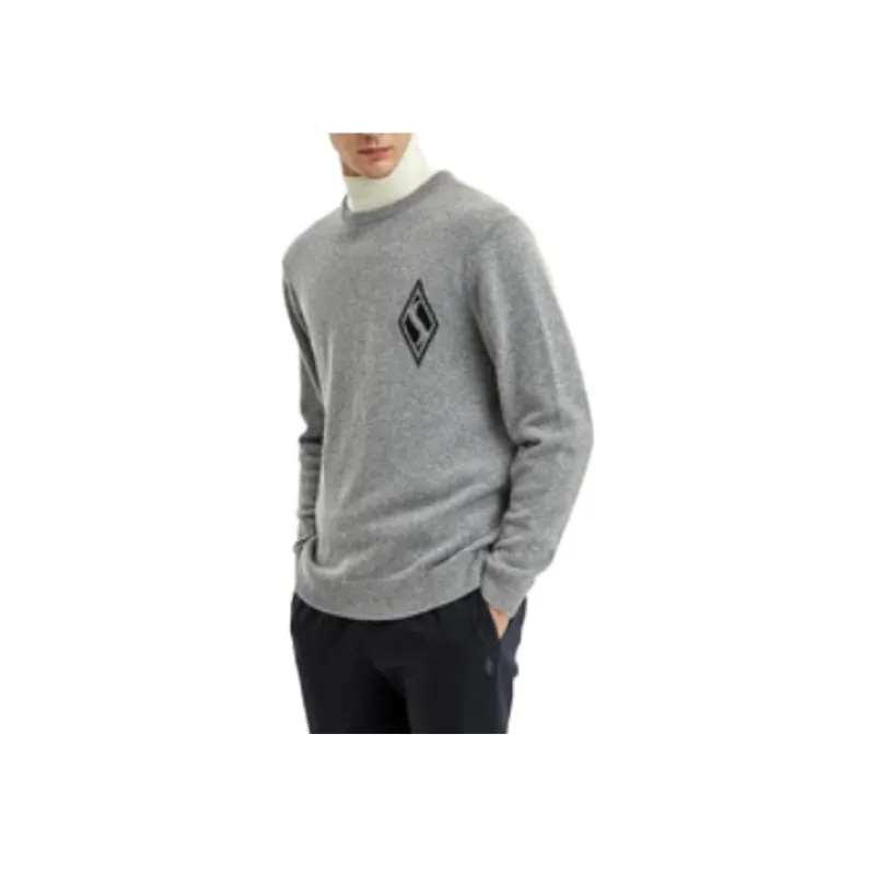 Skechers Diamond Series Sweaters Men Medium Heather Gray 004F-3