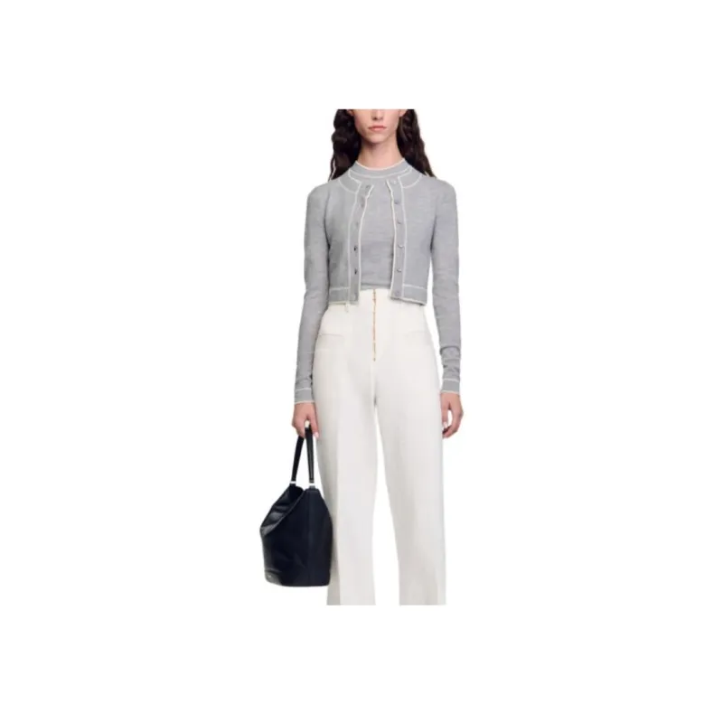 Sandro Mélange effect Cardigan-2