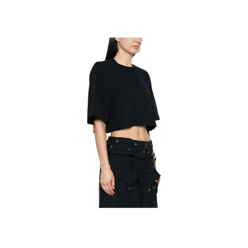 ISABEL MARANT Zaely Logo embroidered T shirt-2