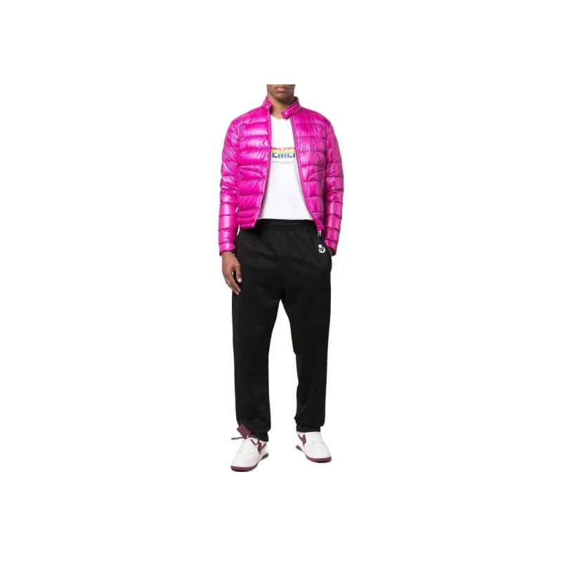 Moncler Acorus Series Down Jackets Men Rose Red-1