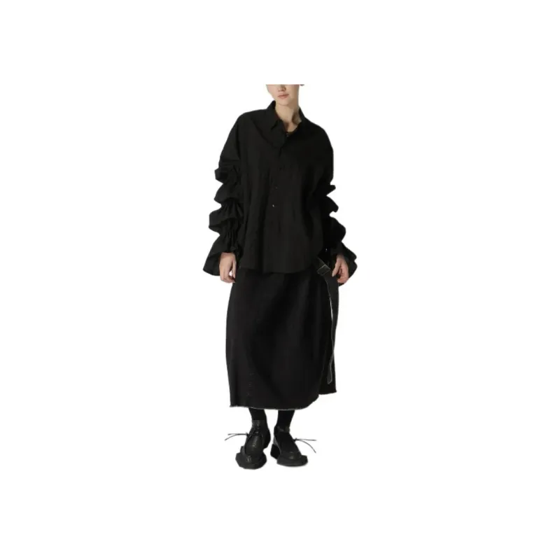 Yohji Yamamoto FW24 Shirt Women's Black-3