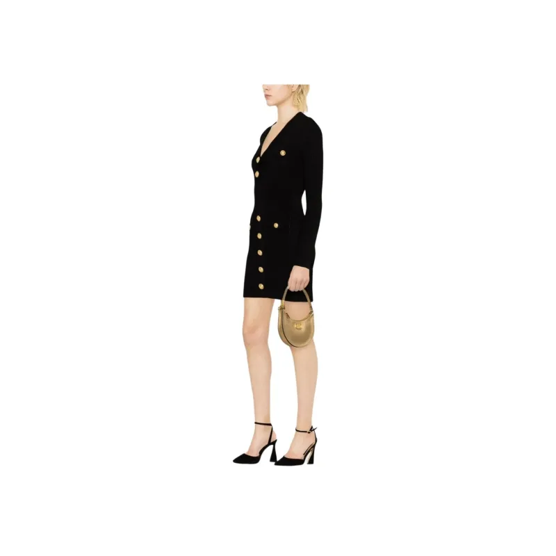 BALMAIN Button embellished Knitted Minidress-3