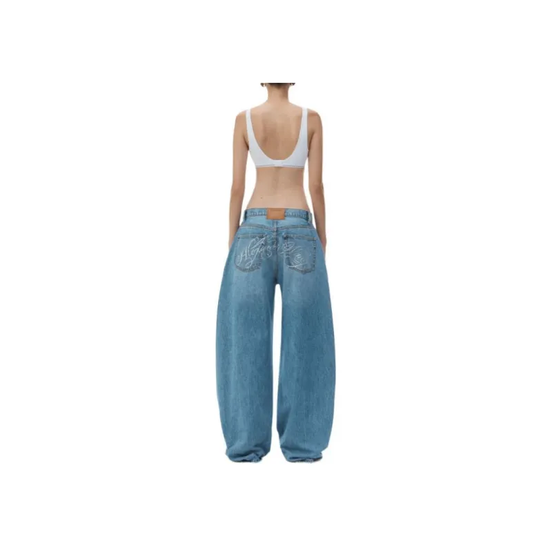 Alexander Wang Rhinestone Embellishment Jeans-3