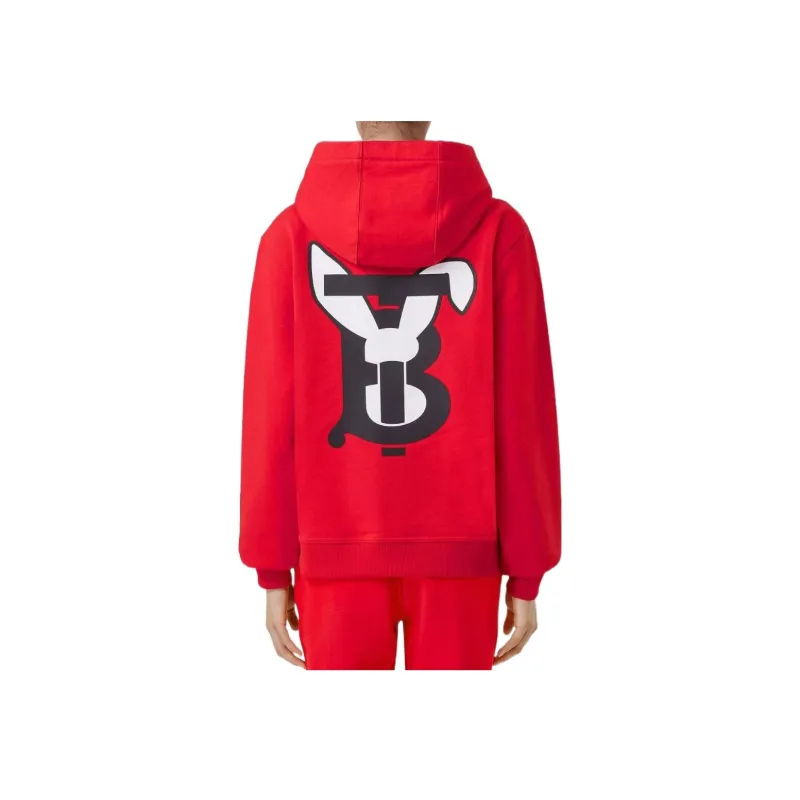 Burberry SS23 The Year Of The Rabbit Sweatshirts Women's Red-2