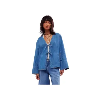 Fashionable Simple Denim Jacket Women
