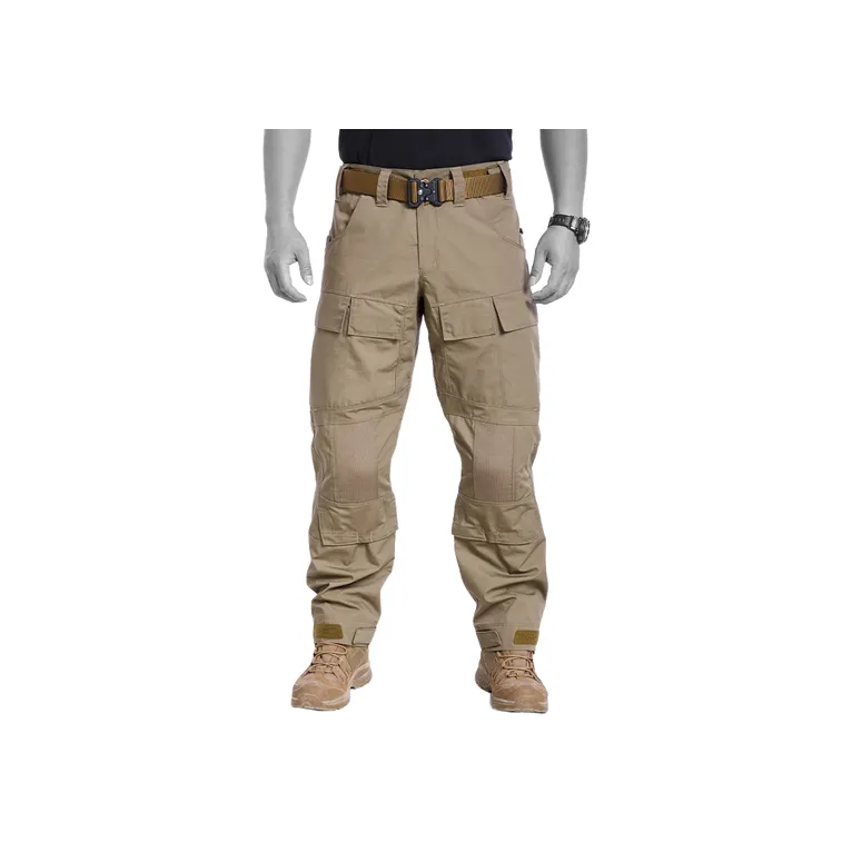 Casual Retro Polyester Cotton Cargo Pants-2