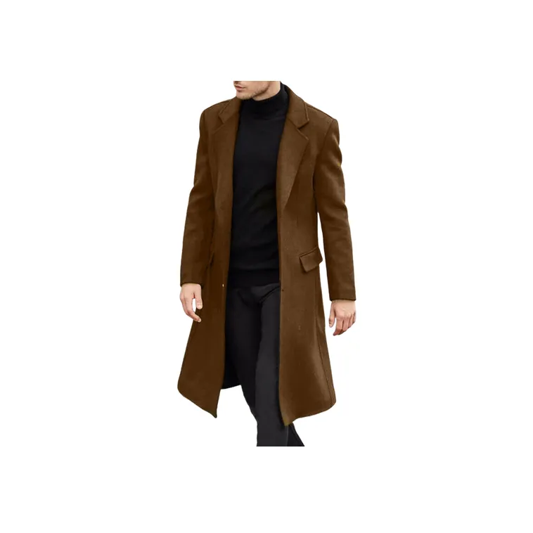 Fashionable Loose Woolen Fabric Coat-1