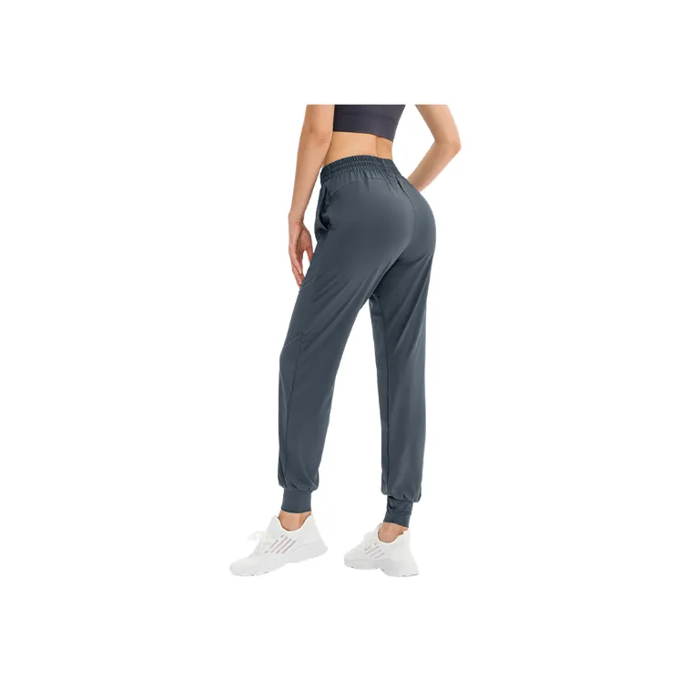 Sporty Casual Polyester Sports Pants Women-5