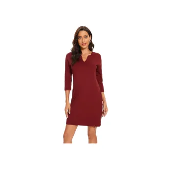 Casual Random Print Polyester Dress Women