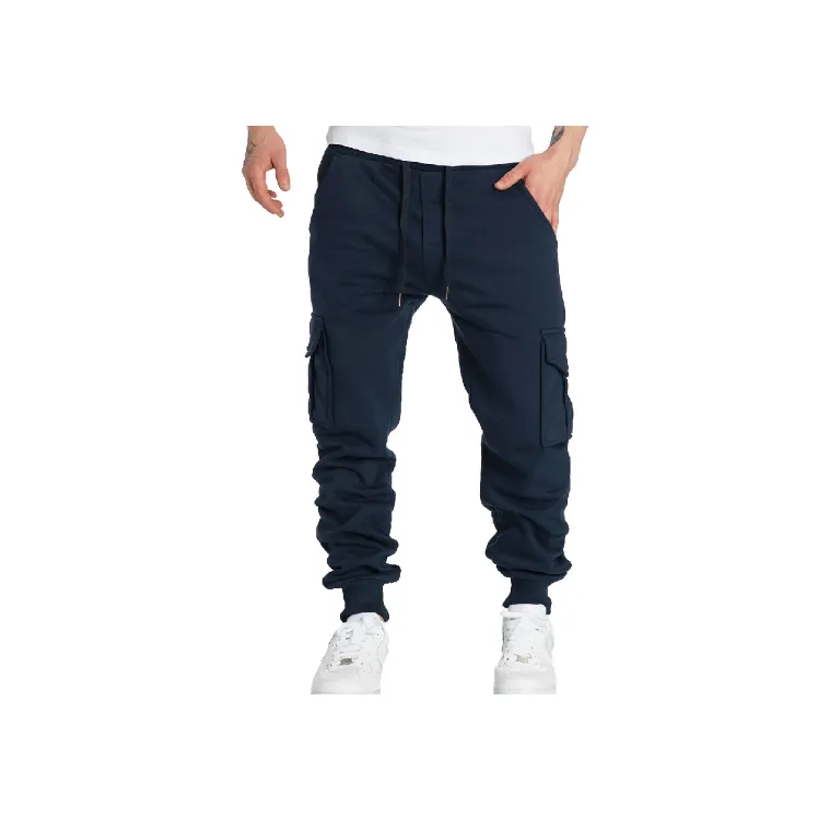 Fashionable Loose Cotton Blended Fabric Casual Pants-8
