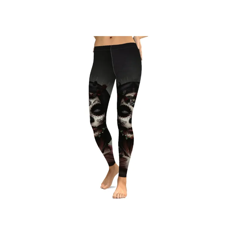 Basics Print Leggings Women-1