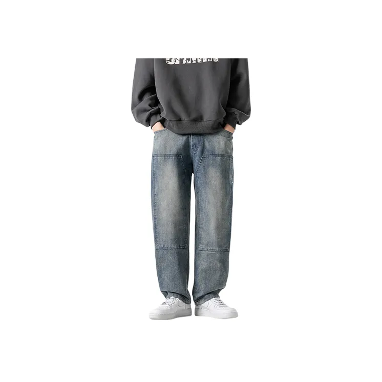 Retro Trendy Jeans-0