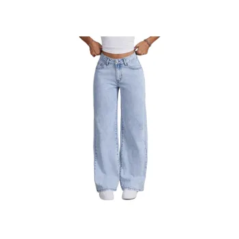 Casual Embroidered Jeans Women