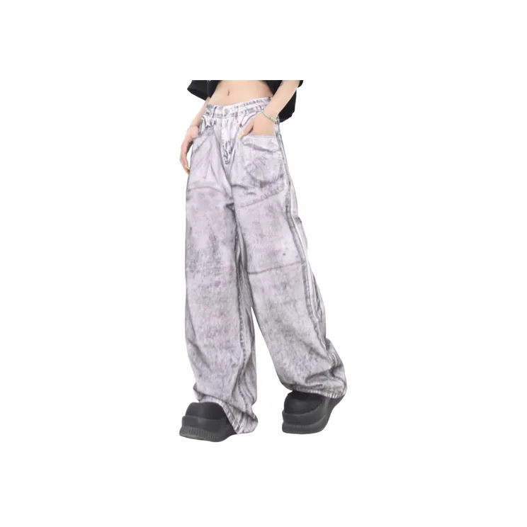 Trendy Straight Punk Jeans-2