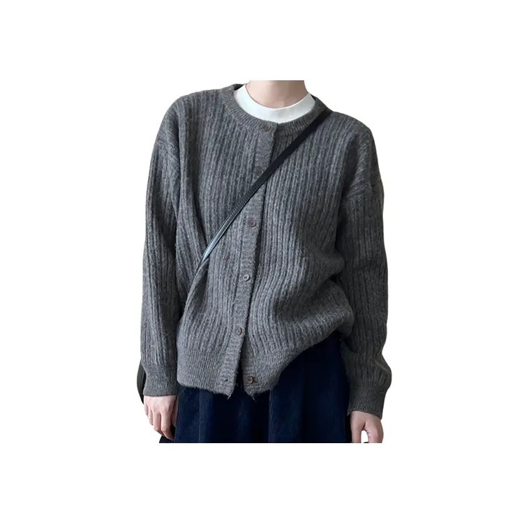 Retro Fashionable Berber Fleece Knitwear-0