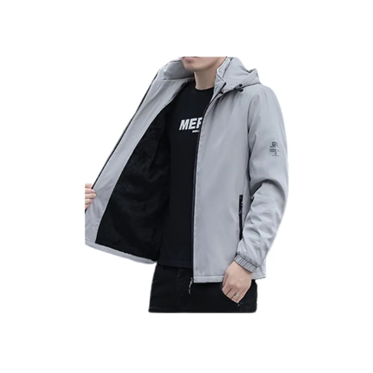 Loose Fashionable Blended Synthetic Fabrics Jacket-6
