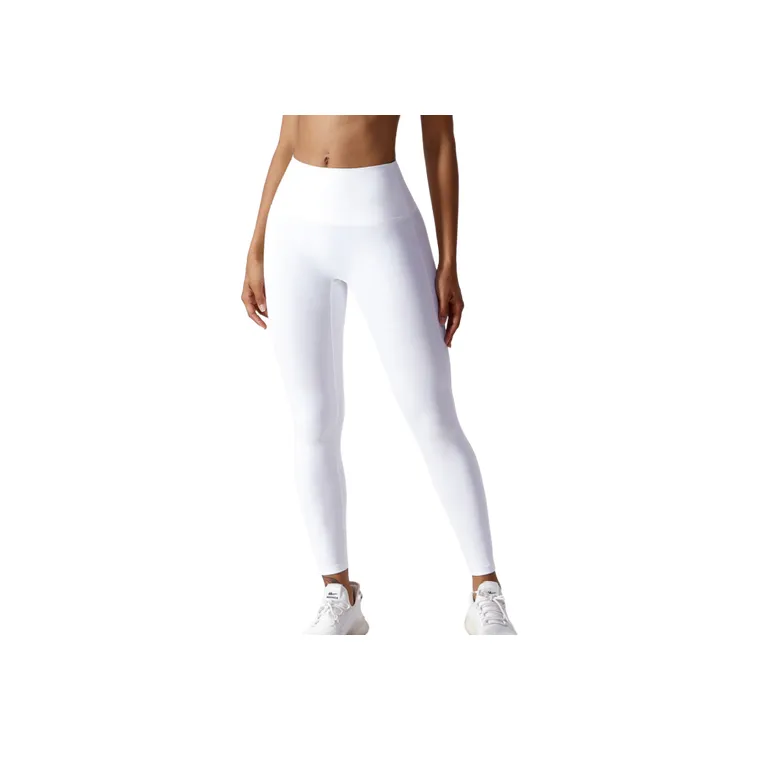 Sporty Simple Nylon Spandex Blend Leggings Women-6