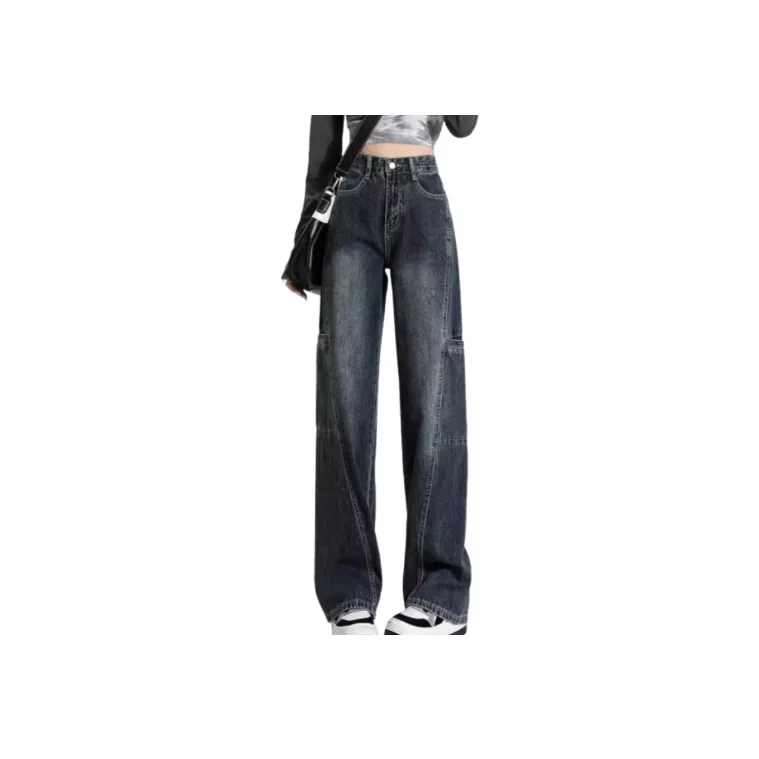 Sporty Loose Jeans-0