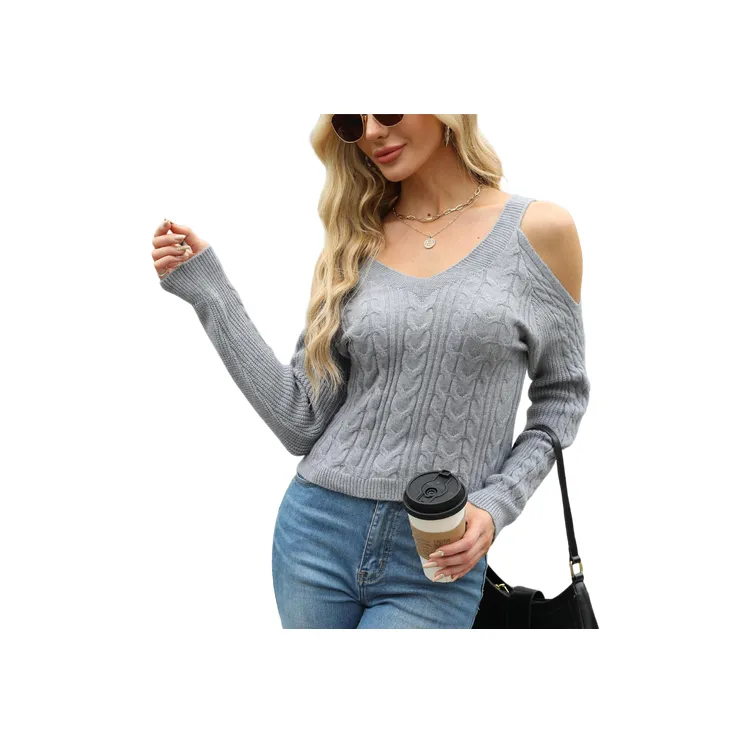 Fashionable Loose Sweater Women-0