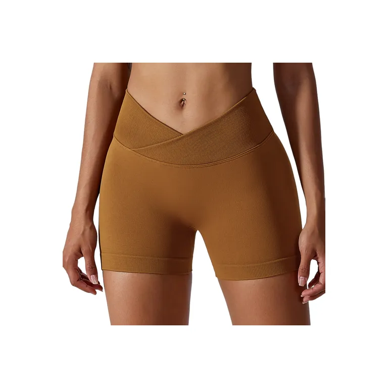 Fashionable Casual Cotton Blended Fabric Sports Shorts Women-4