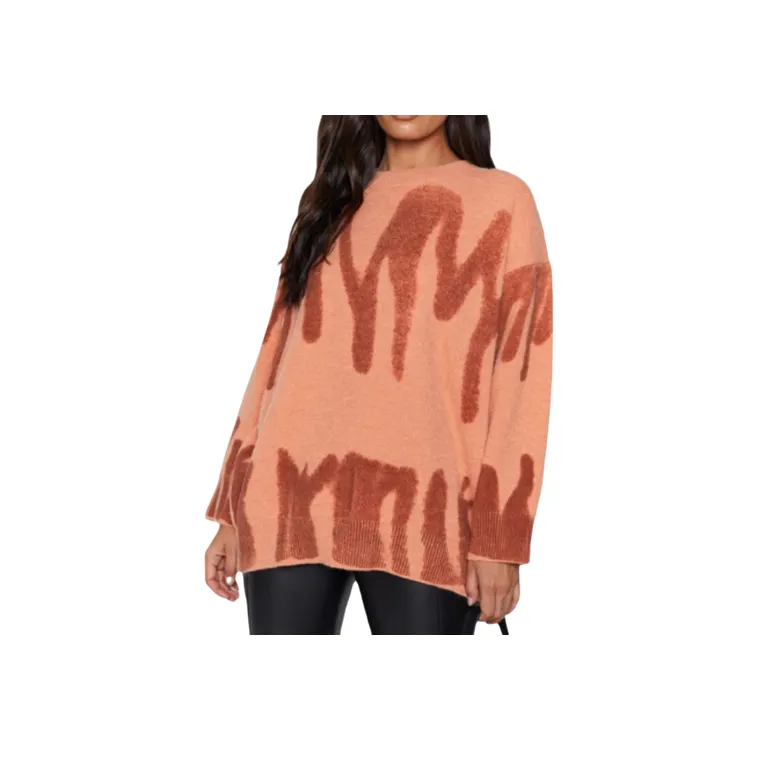 Street Loose Sweater Women-9