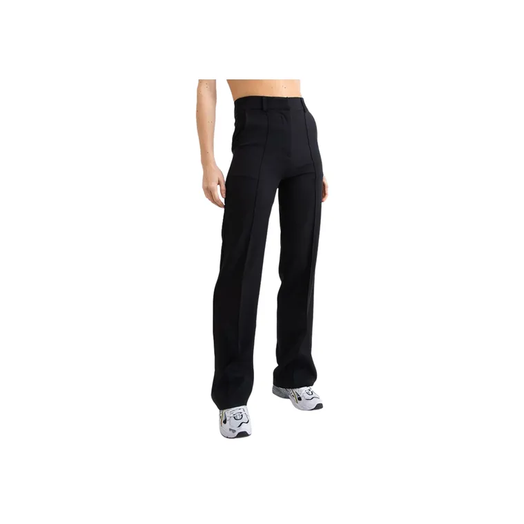 Fashionable Simple Polyester Casual Pants Women-2