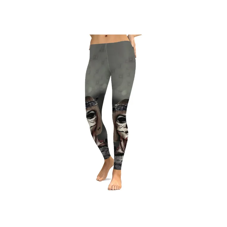 Basics Print Leggings Women-0