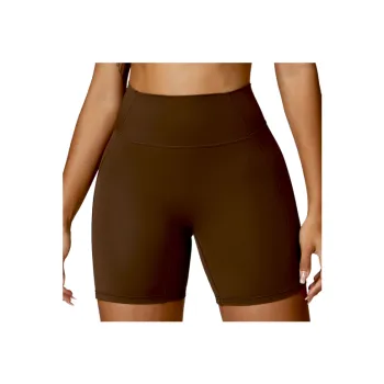Breathable Plain Nylon Spandex Cloud Like Fabric Sports Shorts Women