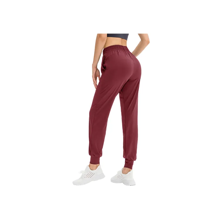 Sporty Casual Polyester Sports Pants Women-1