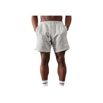 Sporty Breathable Cotton Blended Fabric Sports Shorts