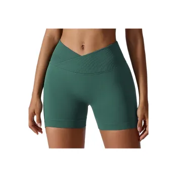 Fashionable Casual Cotton Blended Fabric Sports Shorts Women
