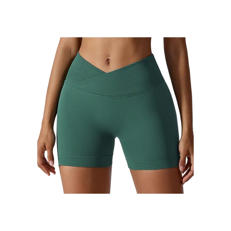 Fashionable Casual Cotton Blended Fabric Sports Shorts Women-8