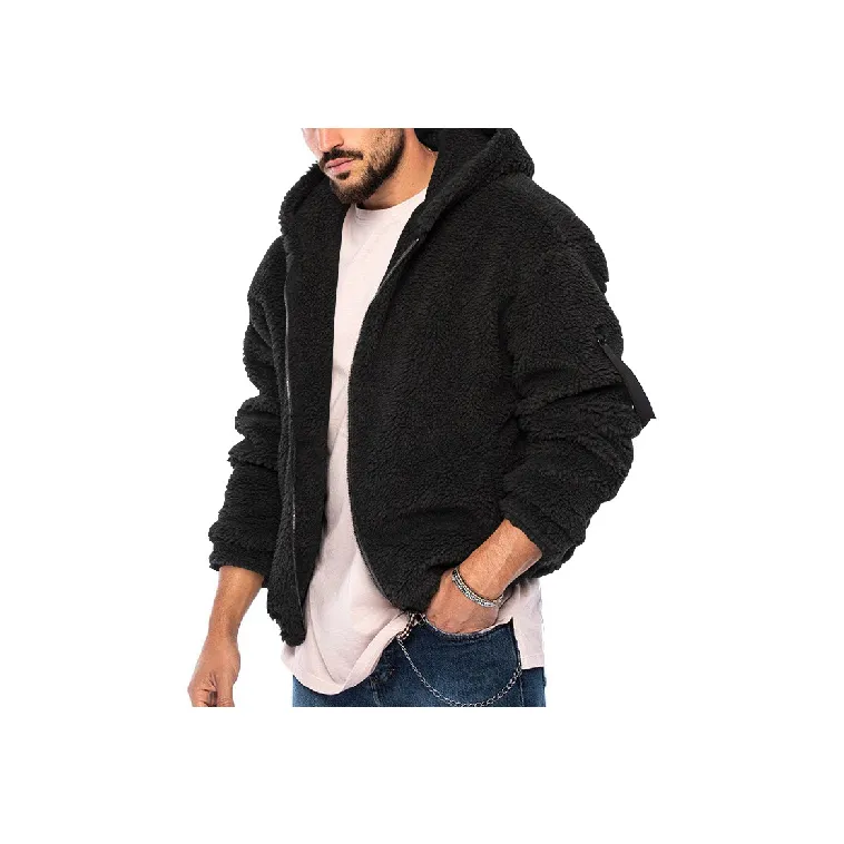 Fashionable Plain Zipper Jacket-12