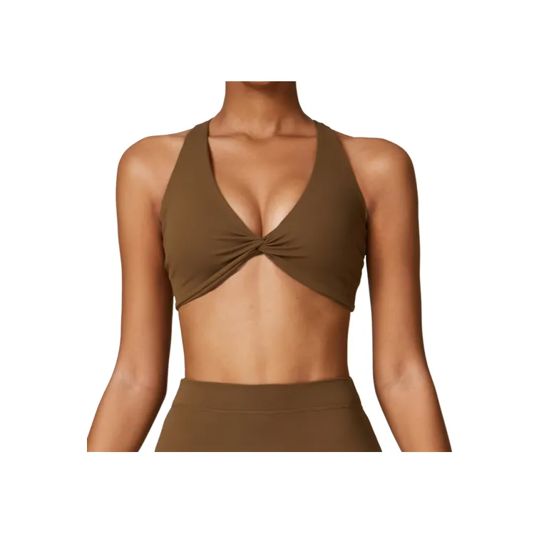 Casual Plain Nylon Spandex Brushed Fabric Sports Underwear Women-0