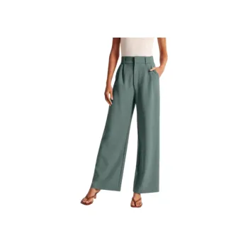 Casual Fashionable Polyester Suit Trousers Women