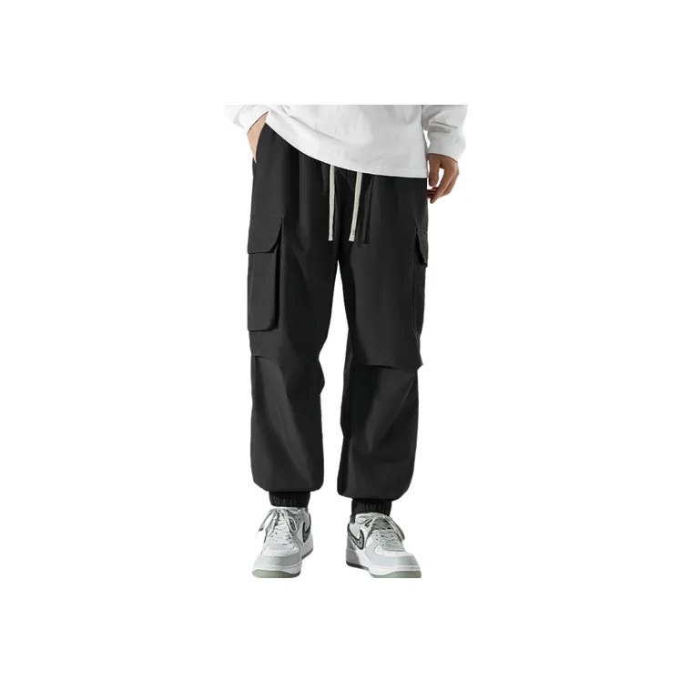 Multi pocket Functional Loose Pants-9