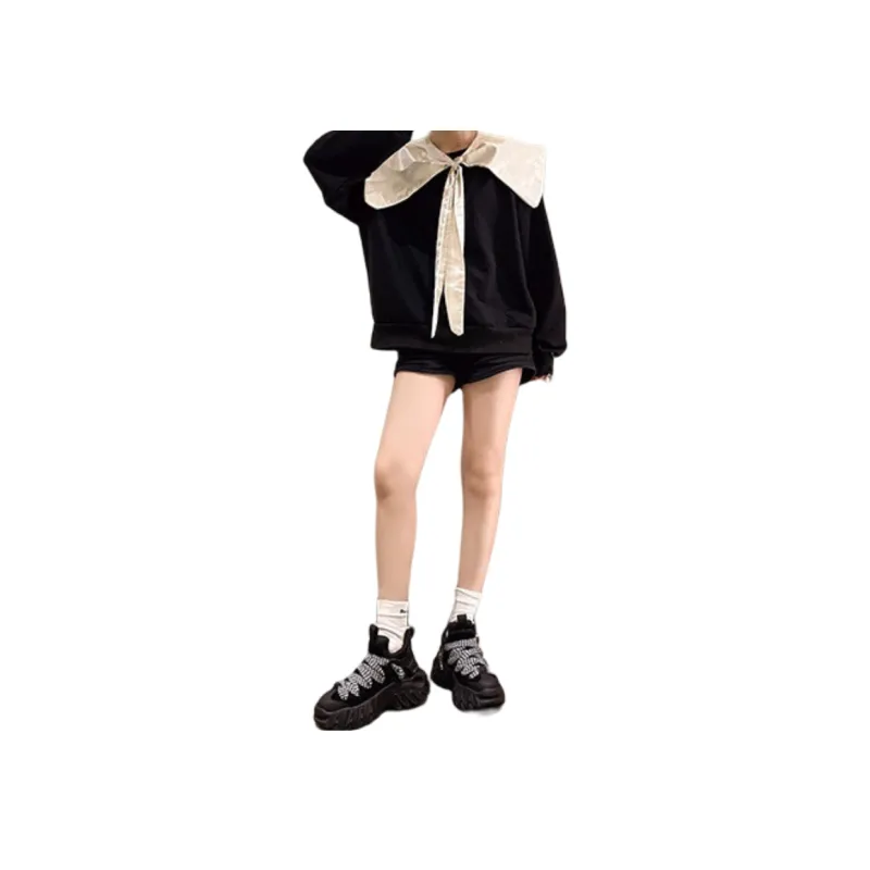 Platform Sole All match Lace up Retro Shoes-5