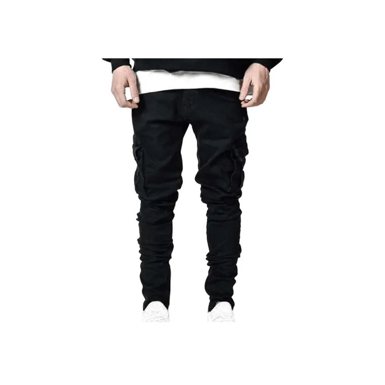 Trendy Simple Jeans-5