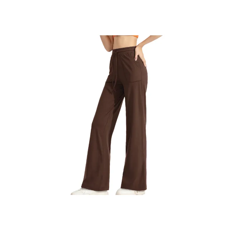 Sports Loose Nylon Casual Pants Women-5
