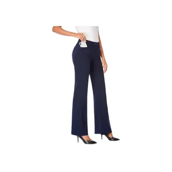 Casual Fashionable Polyester Suit Trousers Women
