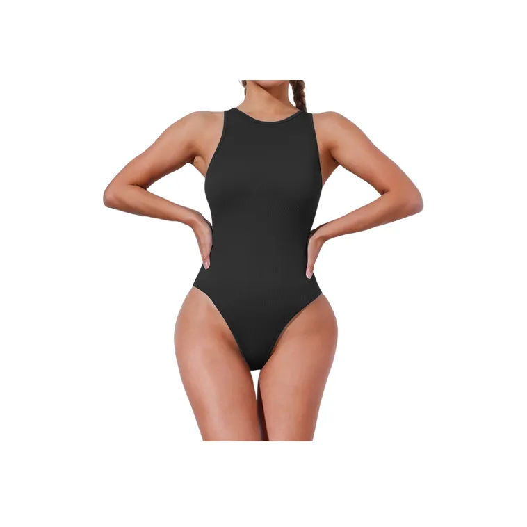 Casual Glamorous Blended Synthetic Fabrics Bodysuit Women-9