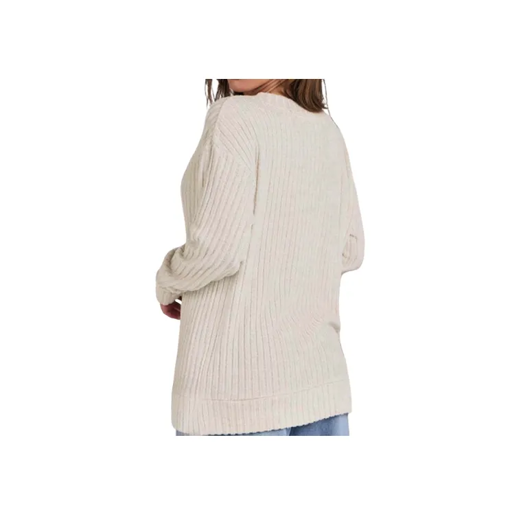 Plain Loose Knitwear-1