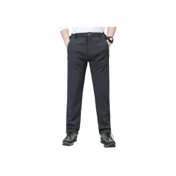 Sporty Waterproof Polyester Hard Shell Pants