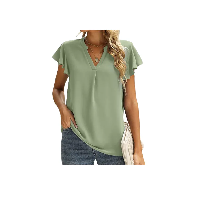 Fashionable Basics Chiffon Shirt-0