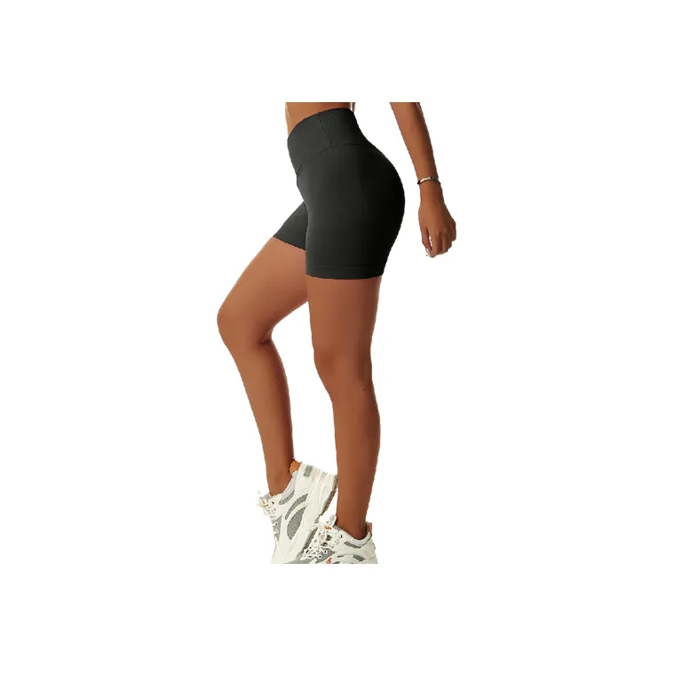 Fashionable Casual Cotton Blended Fabric Sports Shorts Women-7
