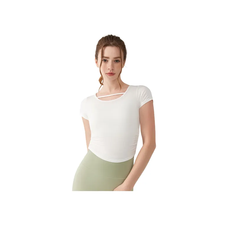 Casual Loose Viscose T Shirt Women-5