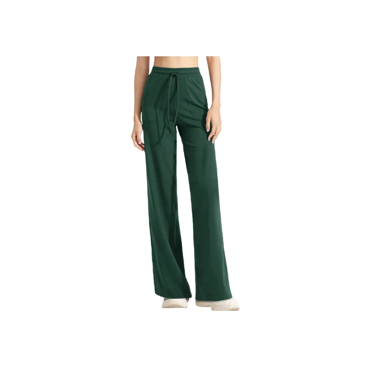 Sports Loose Nylon Casual Pants Women-2