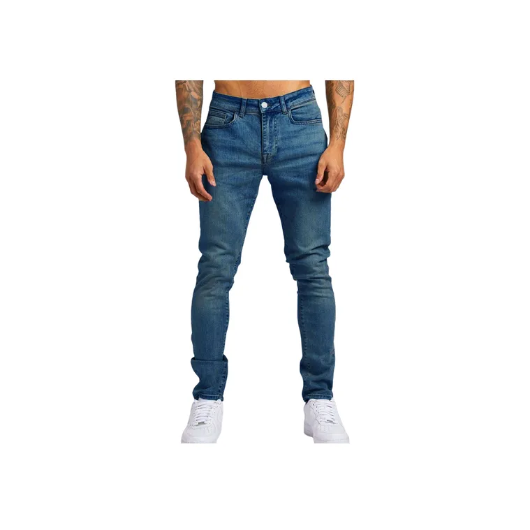 Simple Regular Jeans-6
