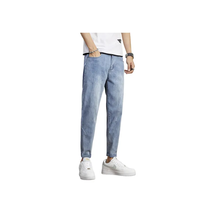 Sporty Plain Jeans-0