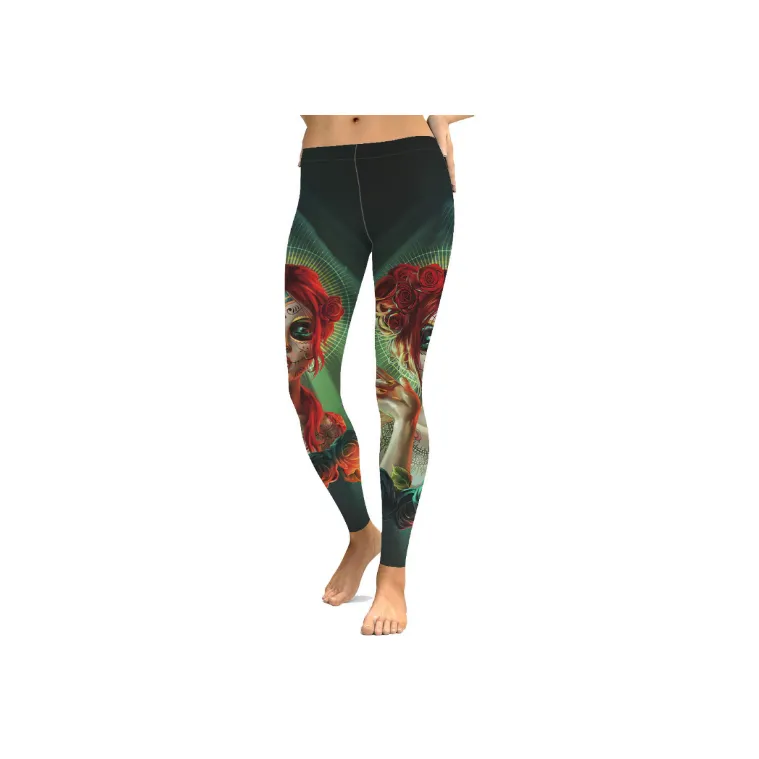 Basics Print Leggings Women-3